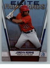 2019 Bowman Chrome Elite Farmhands EF-JA Jordyn Adams - Los Angeles Angels