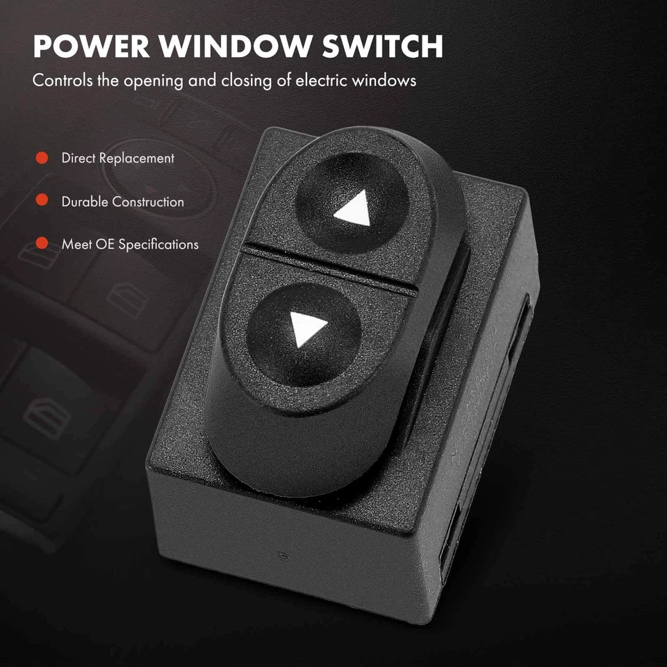 2x Interruptor de ventana eléctrica delantero o trasero para Ford F/E Series F-150 F250 E-150 Ranger Foto 3 de 4