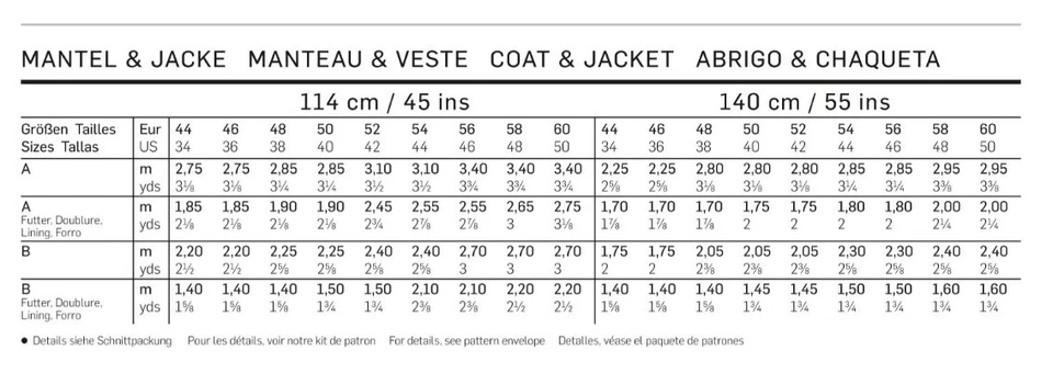 Burda 6932 Manteau & Veste HOMME Facile Couture Motif Tailles 34 - 50 Skill: - Photo 2/4