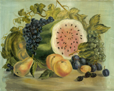 Matted Giclée Print sixe 18x24, ''Summer Harvest'' by Alicia J. Stonebreaker