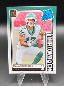 2024 Donruss - Malachi Corley Rated Rookie Throwback (RC) #37 New York Jets