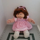 Vintage Cabbage Patch Kids 1978 1982 Aburn Cornsilk Hair Brown Eyes Dimple READ
