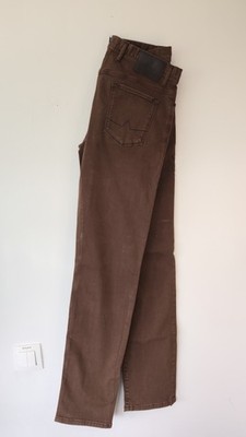 Alberto Pipe Herren Jeans W33 L34 Braun Stretch   Guter Zustand
