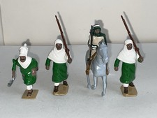 Britains Lead Toy Soldiers 1 Arab on Horse 1 Arabs Running 2 Marching