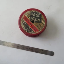 FISHING LINE VINTAGE WOOD SPOOL  OF JAPAN SILK DISPLAY
