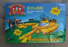 1991 Tiger Electronic Vintage Captain Planet Mini Eco-Sub Eco Sub Yellow Vehicle