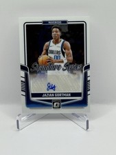 2024-25 Panini Donruss Optic Jazian Gortman Signature Series Auto SS-GOT Mavs