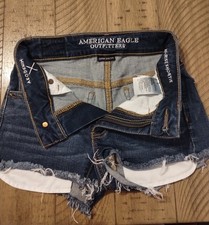 American Eagle Super Stretch Hi Rise Shortie Shorts size 00