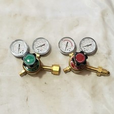 Harris Cutwelder Regulator Set 101-100 Oxygen 101-15 Acetylene Welding Torch