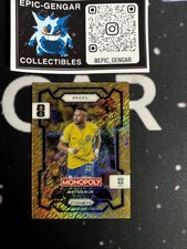 2026 Panini Monopoly Prizm World Cup Neymar Gold Shimmer /500