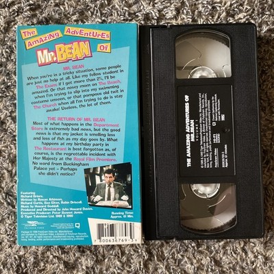 Mr. Bean - V. 1: The Amazing Adventures of Mr. Bean (VHS, 1996