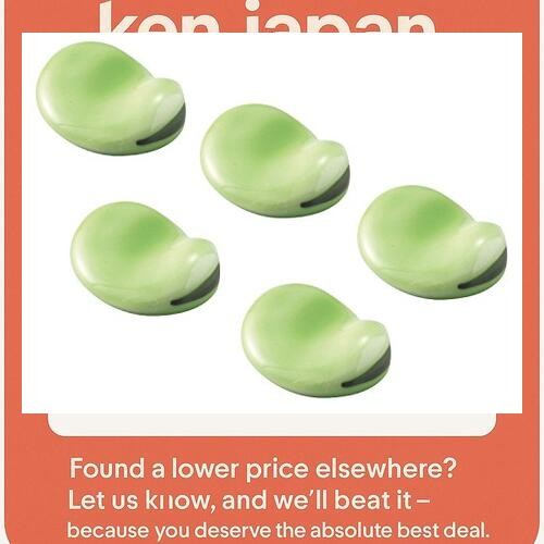 Arita Ware 485398 Jade Beans Chopsticks Holder Set of 5