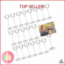 Table Number Card Holders Place Card Holder, 25 Pack Picture Holders for Tables,
