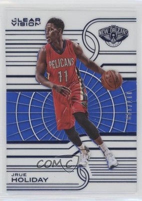 2015-16 Panini Clear Vision Blue 117/149 Jrue Holiday #81 0ad