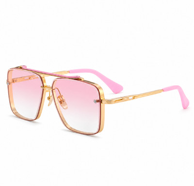 DITA MACH-SIX DTS121 Sonnenbrille Gold/Rosa Farbverlauf 62-12-130 mm mit Etui...