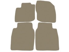 Fußmatten, Autoteppiche für Honda Civic IX H/B 2011-2016, Dunkelbeige x14 Rand