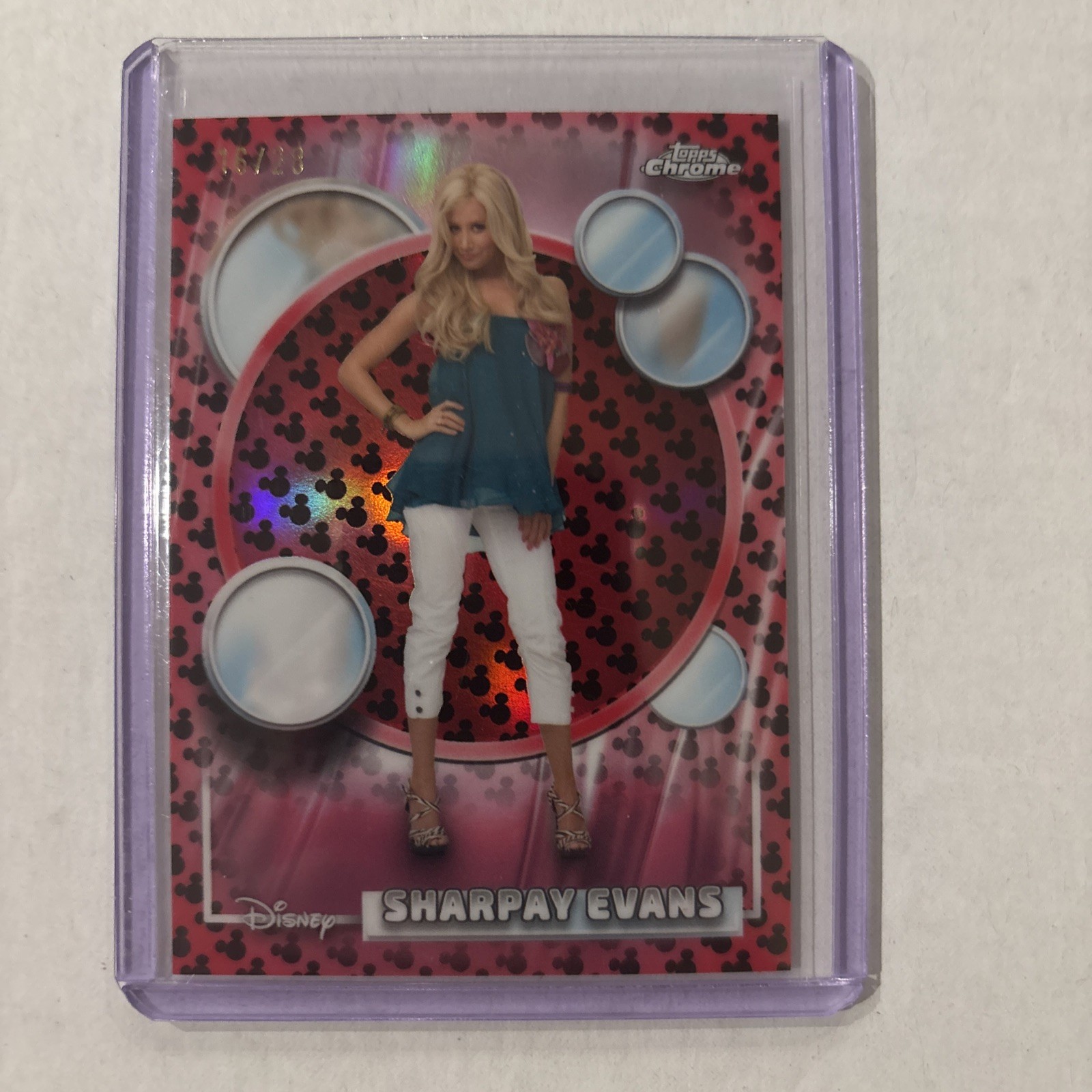 Topps Chrome Disney 2026 High School Musical Sharpay Evans #184 16/28