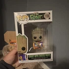 Funko Pop! Marvel I Am Groot #1196 Groot with Cheese Puffs Bobble-Head Vinyl