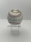 Lou Boudreau Signed 1988 World Series Commemorative Baseball 10/15/88 LA vs Oak