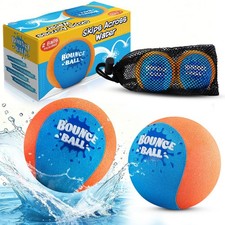 SYHLN 2 Pack Water Bouncy Balls Swimming Pool Beach Toys Kids Summer Games