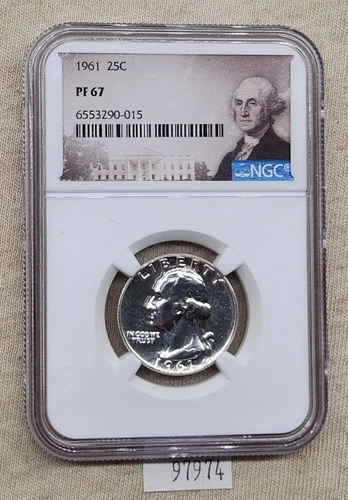 WPCoins ~ 1961 NGC PF67 Washington Quarter