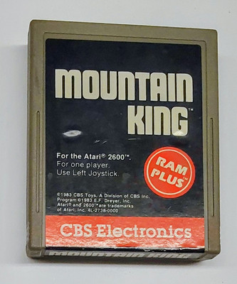 CBS Electronics Mountain King RAM Plus (Atari 2600, 1983)