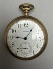 1890's Antique Waltham 21j Crescent St 18s Gold Filled Pocket Watch 7904846