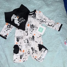 Disney Baby Nightmare Before Christmas 2 Pc Outfit Set 3-6M NWT Halloween