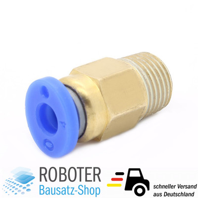 Bowden Schnellverbinder quick fitting PC4-01 1.75mm Extruder RepRap 3D Drucker