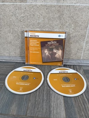 Verdi: Macbeth (CD) 2 discs -sherrill Milnes, Fiorenza Cossotto, Riccardo Muti