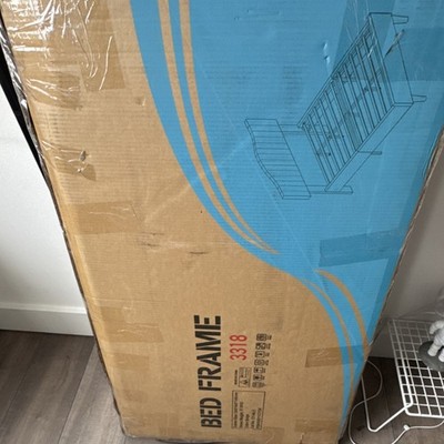 Bed Frame KHD-TB08-BGE 3318 Beige Assembly Required Bedroom Furniture