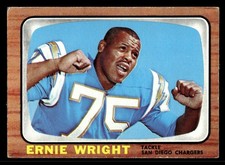 1966 Topps Football #131 Ernie Wright San Diego Chargers EX-EXMINT NO RESERVE!