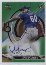 2023 Topps Finest Green Refractor 22/99 Max Castillo #FA-MCAS Auto 14je