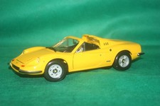 Hot Wheels Ferrari Dino 246 GTS 1/18 Yellow