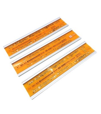 3x 251/3,5 Buchstaben und Zahlen Schriftarten Standardgraph Technische Vorlage