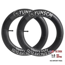 2-Pcs 12"/12.5" Heavy Duty Bike Tubes 12/12.5x1.75/2.25 12 1/2 X 2 1/4 AV
