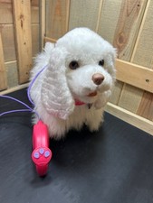 FurReal White Plush Interactive Dog Toy With Remote Control