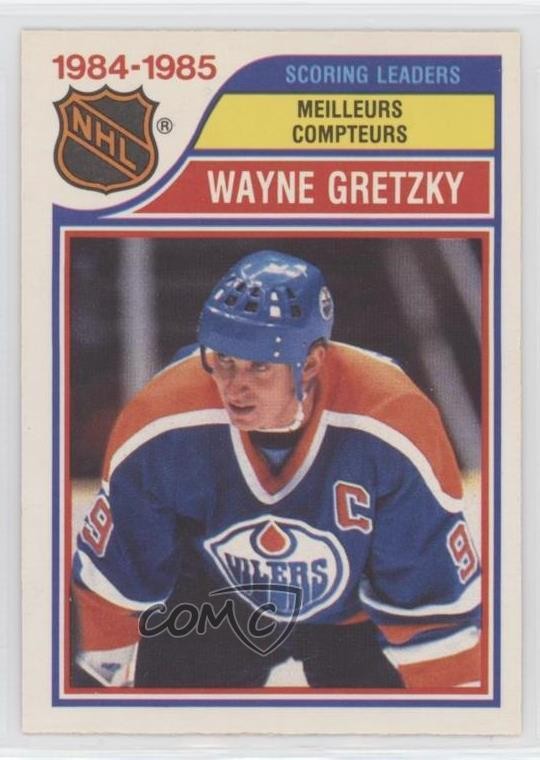1985-86 O-Pee-Chee League Leaders Wayne Gretzky #259 HOF 11fi