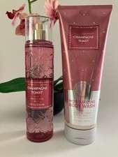 Bath Body Works CHAMPAGNE TOAST -Signature Collection Body Care 2PC Set