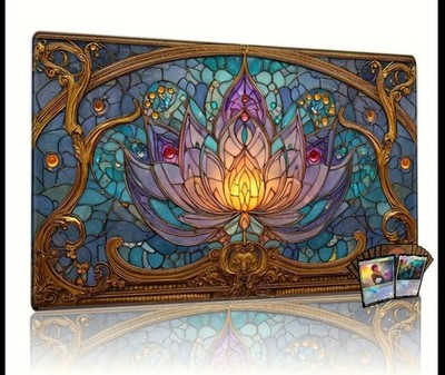MTG Magic the Gathering Spielmatte TCG Playmat Lotus Blume Mauspad NEU OVP