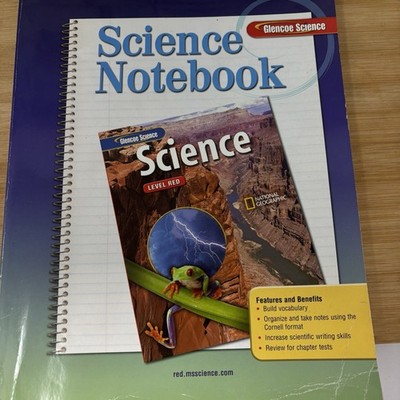 Glencoe Science Notebook Level Red PB Student Ed. Homeschool Biology Workbook