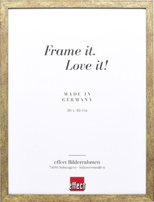 Effect Bilderrahmen Holzrahmen Profil 42 antikgold 10,5x14,8 cm