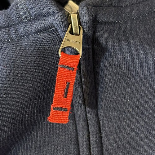 Tommy Hilfiger Full Zip Hoodie Kids Medium 8/10 Red White Blue S/TGFCBOOS-411 - Picture 20 of 24