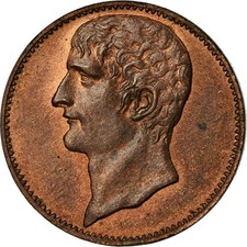 [#488430] Coin, France, Bonaparte Ier Consul, 5 Centimes, 1851, ESSAI, MS, Bro, 