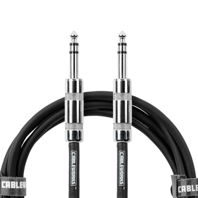 CableWorks By Gator Cases Backline Series 20-foot TRS ¼  Male to Male Balanced