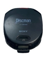 Vintage Mega Bass Sony D 152 CK Discman CD player, With Car Adapter. Used. Works