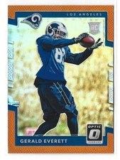 Gerald Everett 2017 Panini Donruss Optic Orange Prizm #/199
