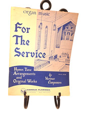 For The Service - Organ Music Sheet Music Paperback Hymn Tune/Original Works