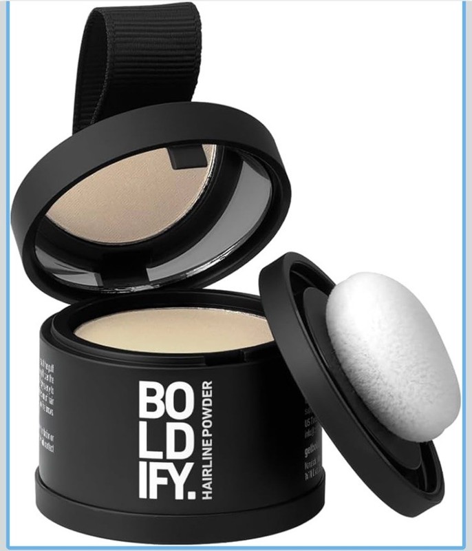 NIP Light Blonde BOLDIFY Hairline Powder - Water-Resistant Root Touch Hair Color