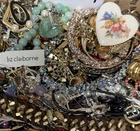 Vintage & Modern Some Signed Costume Jewelry Lot Full Small Priority Box # 109